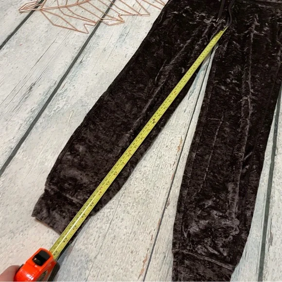 Lululemon 2 ready to crush velvet joggers French press chocolate brown lounge - Picture 6 of 12